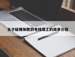 女子疑裸体爬到电线塔上的简单介绍