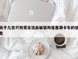 关于几百只狗受冻流血被装鸡笼塞满卡车的信息